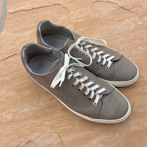 Bugatchi Other - Bugatchi Men's Gray Sneakers with White Laces